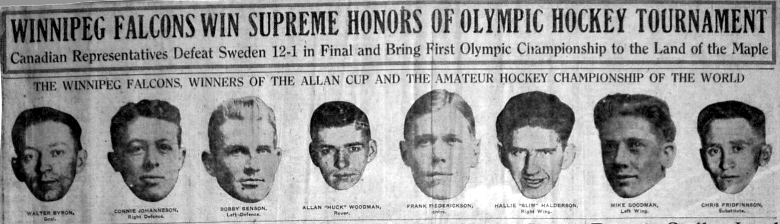 Headline- Falcons are Olympic champions