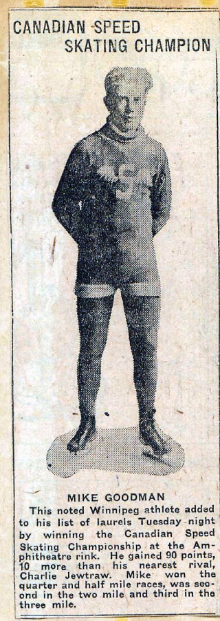 Mike Goodman, speed skating champion