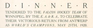 A banquet provided by the T. Eaton Company