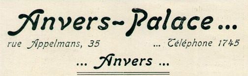 The inside front cover of the Olympic Games program